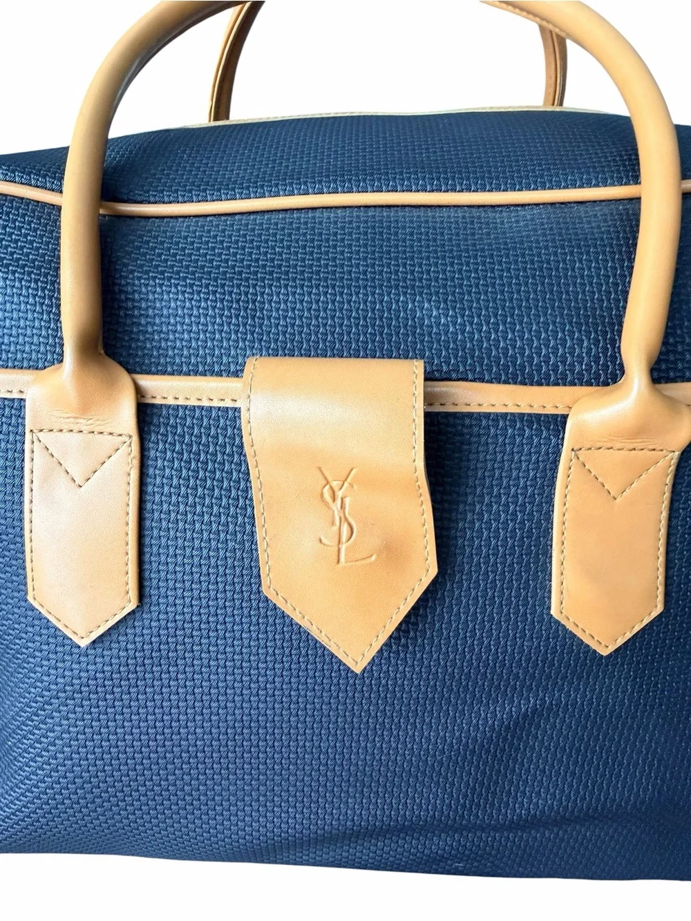 Vintage YSL Yves Saint Laurent Black Duffel Bag